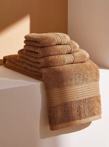 Airy cotton towels